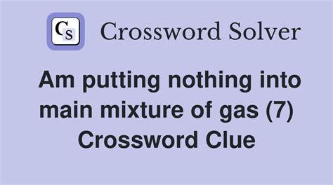 gas main crossword clue|Gas